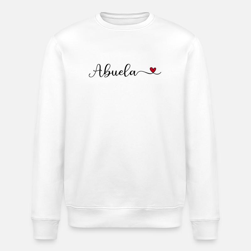 abuela - Stanley/Stella Unisex Bio-Sweatshirt ROLLER - Weiß