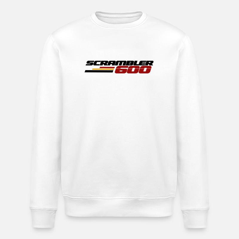 SCRAMBLER600 - Sweat bio ROLLER Stanley/Stella Unisexe - blanc