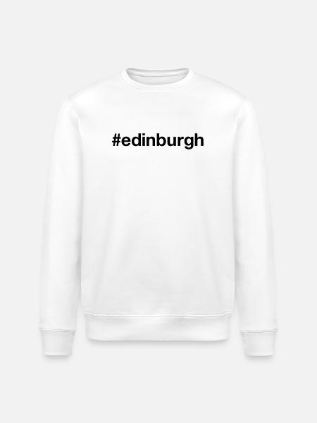 EDINBURGH Scotland Schottland - Stanley/Stella ROLLER Unisex Organic Sweatshirt - white