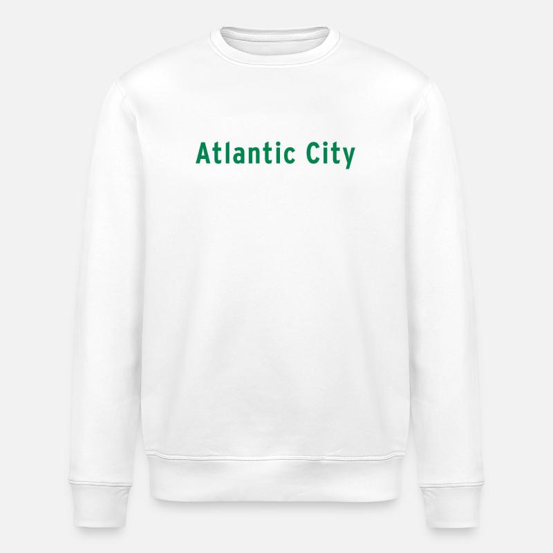Ville d’Atlantique - Sweat bio ROLLER Stanley/Stella Unisexe - blanc