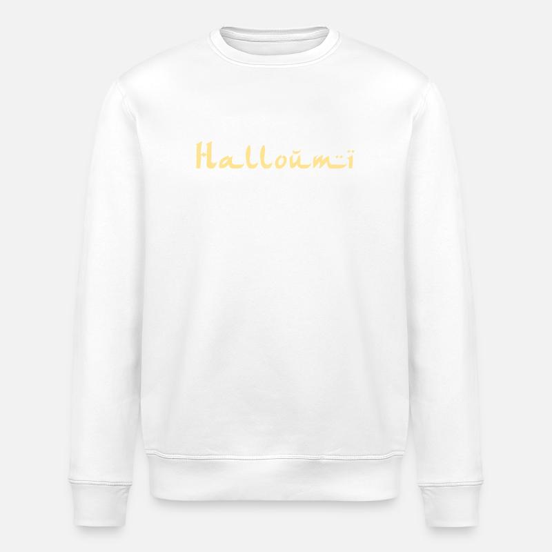Halloumi - Sweat bio ROLLER Stanley/Stella Unisexe - blanc