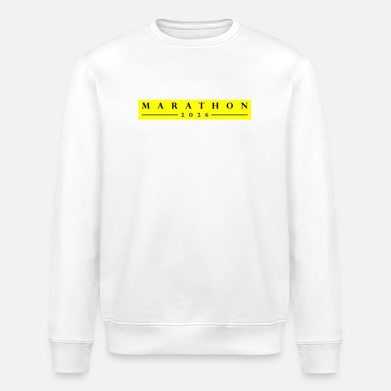 Marathon 2026 - Stanley/Stella Unisex Bio-Sweatshirt ROLLER - Weiß