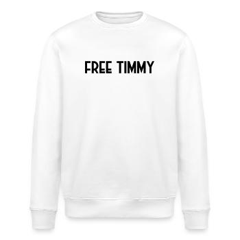 Free Timmy rettet den Buckelwal - Stanley/Stella Unisex Bio-Sweatshirt ROLLER - Weiß - Vorne - Nik (191cm)