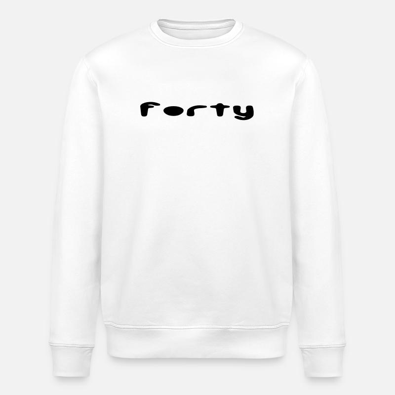 quarante - Sweat bio ROLLER Stanley/Stella Unisexe - blanc