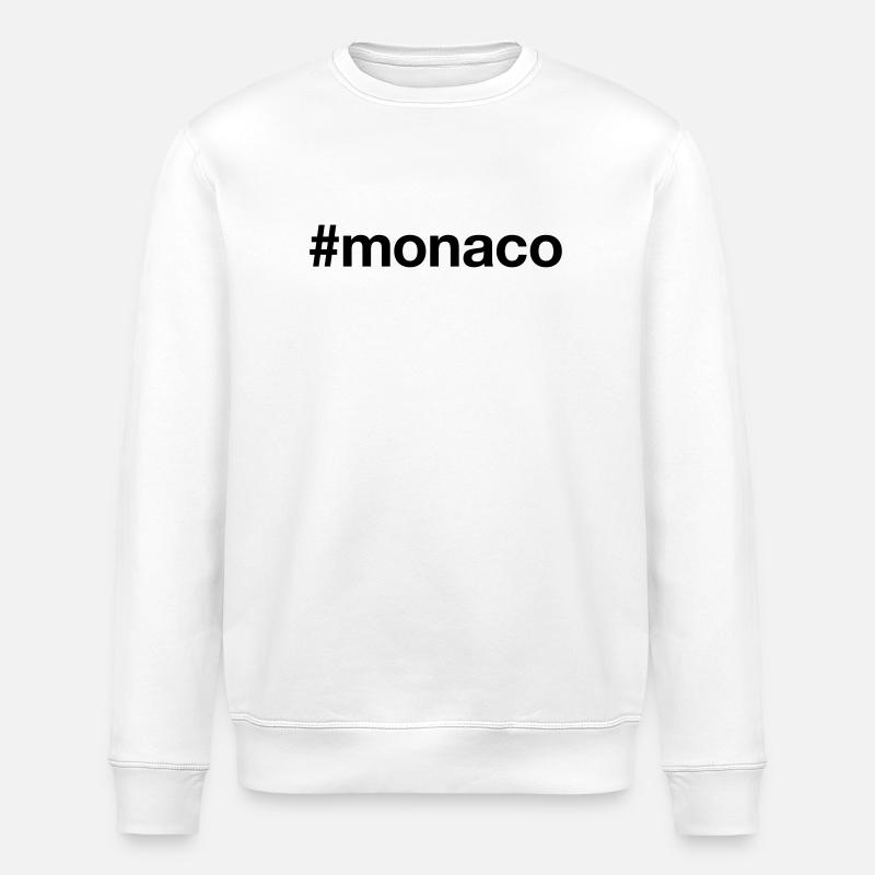 MONACO - Stanley/Stella Unisex Bio-Sweatshirt ROLLER - Weiß
