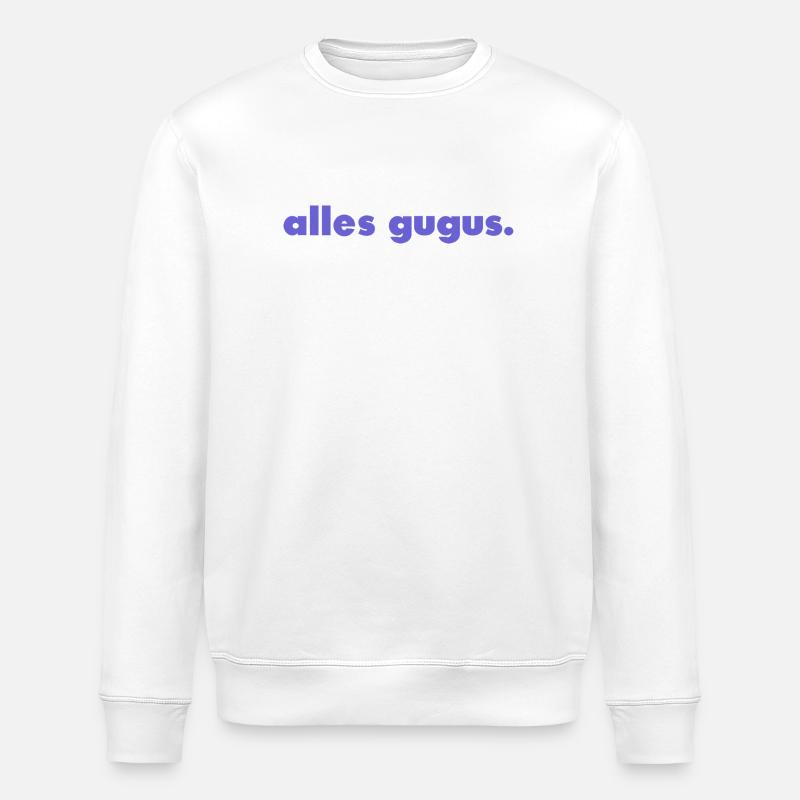 all gugus. - Stanley/Stella ROLLER Unisex Organic Sweatshirt - white