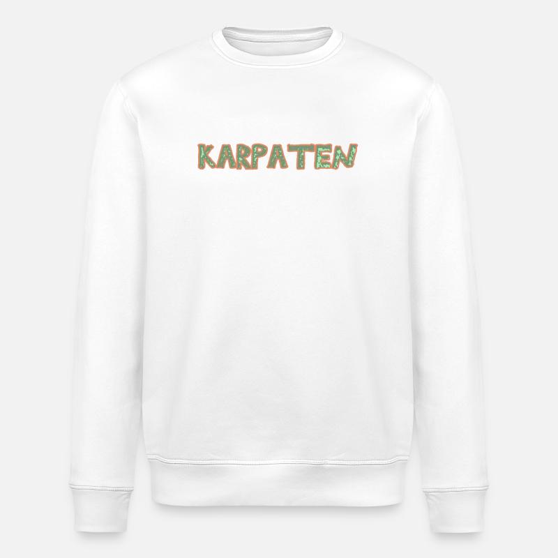 Carpathians as a mountain - Stanley/Stella ROLLER Unisex Organic Sweatshirt - white