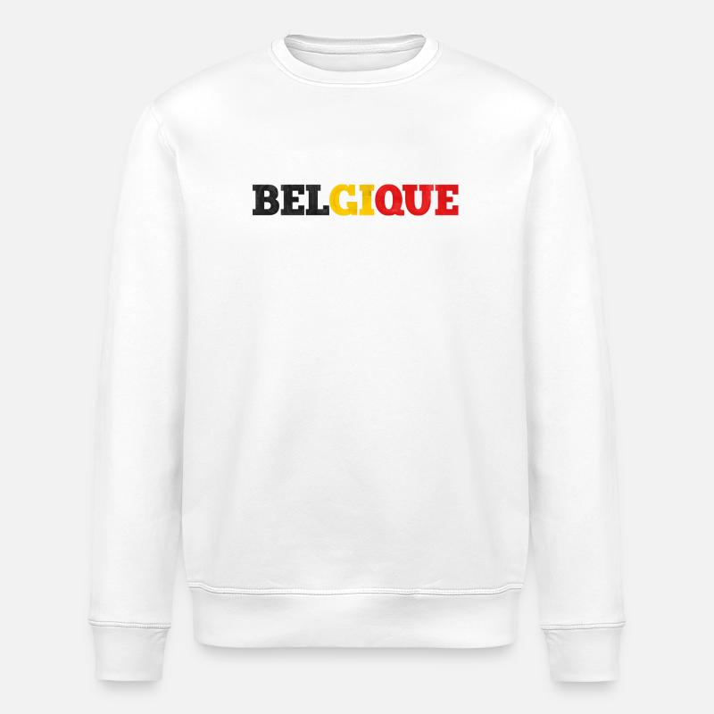 Belgique - Sweat bio ROLLER Stanley/Stella Unisexe - blanc