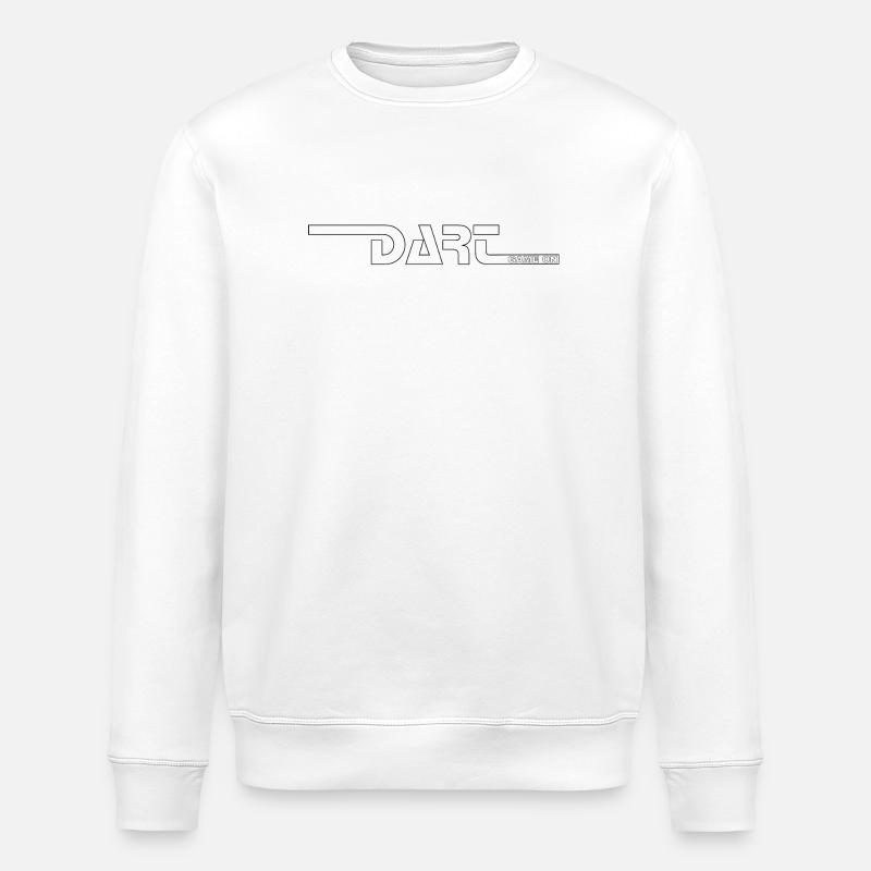 Dart,Darts,DART-GAME ON Schwarz - Stanley/Stella Unisex Bio-Sweatshirt ROLLER - Weiß