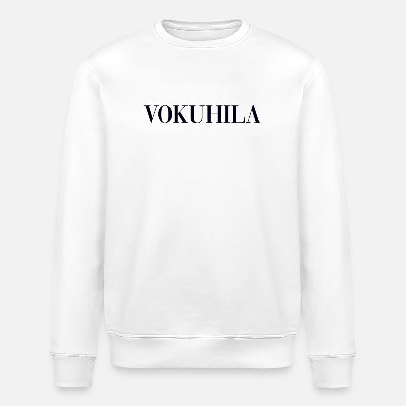 Vokuhila - Stanley/Stella Unisex Bio-Sweatshirt ROLLER - Weiß