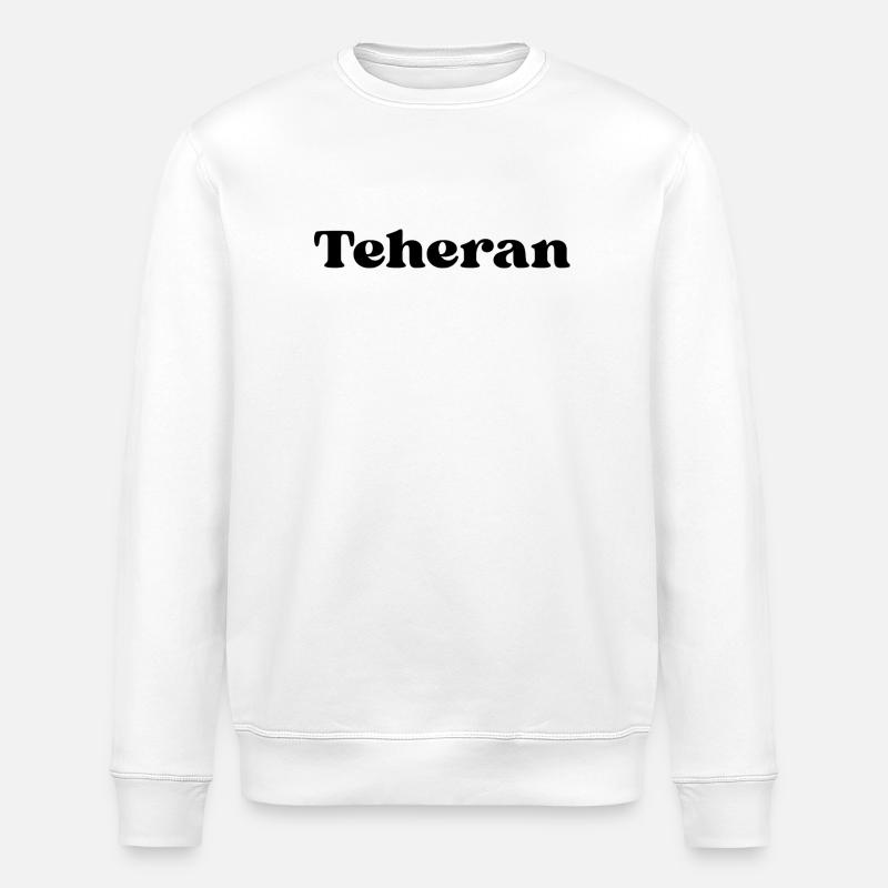 Design des lettrages à Téhéran - Sweat bio ROLLER Stanley/Stella Unisexe - blanc