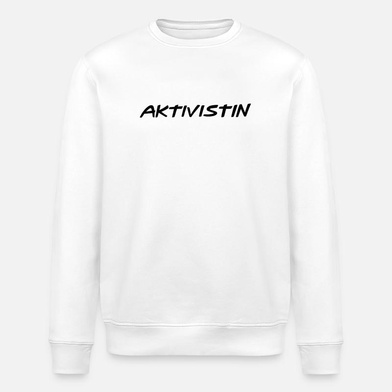Aktivistin - Stanley/Stella Unisex Bio-Sweatshirt ROLLER - Weiß