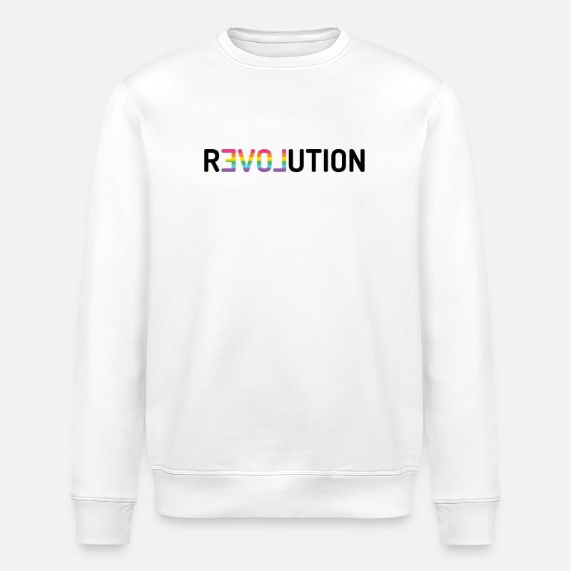 LGBT Pride Month - Revolution der Liebe - Stanley/Stella Unisex Bio-Sweatshirt ROLLER - Weiß