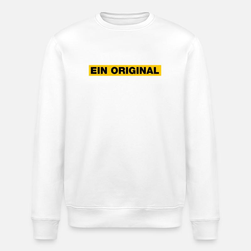 Ein Original - Stanley/Stella Unisex Bio-Sweatshirt ROLLER - Weiß