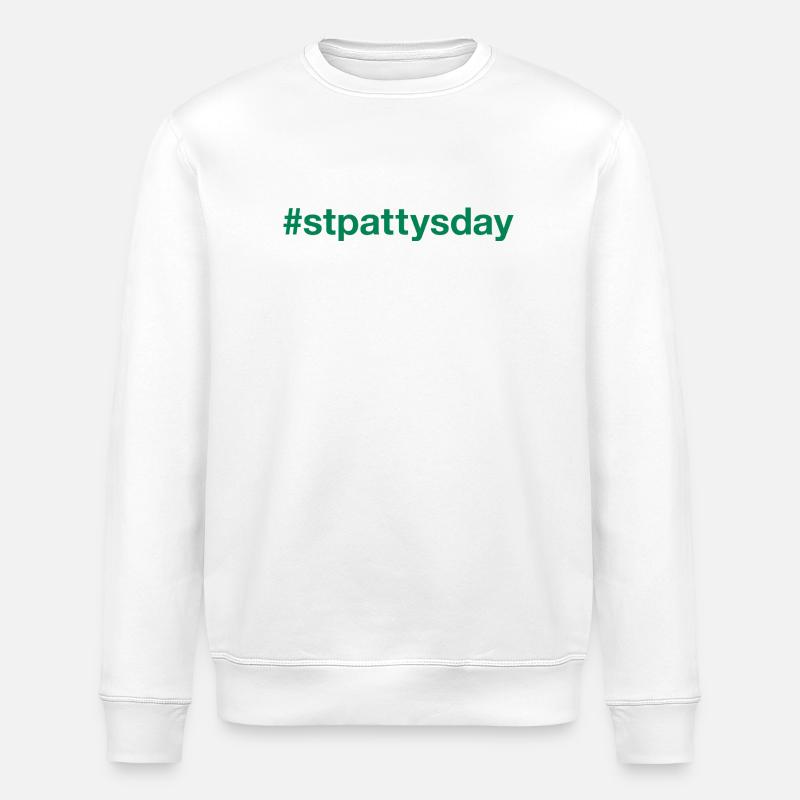 ST PADDYS DAY - Stanley/Stella Unisex Bio-Sweatshirt ROLLER - Weiß