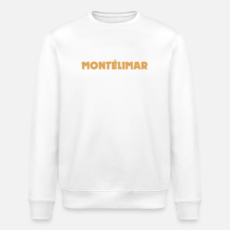 Montélimar France - Sweat bio ROLLER Stanley/Stella Unisexe - blanc