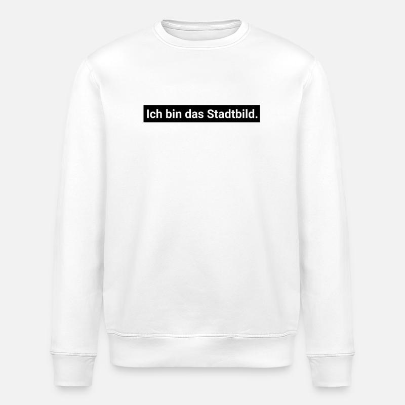 stadtbild - Stanley/Stella Unisex Bio-Sweatshirt ROLLER - Weiß