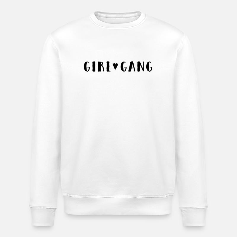 Bande de filles 🖤 - Sweat bio ROLLER Stanley/Stella Unisexe - blanc