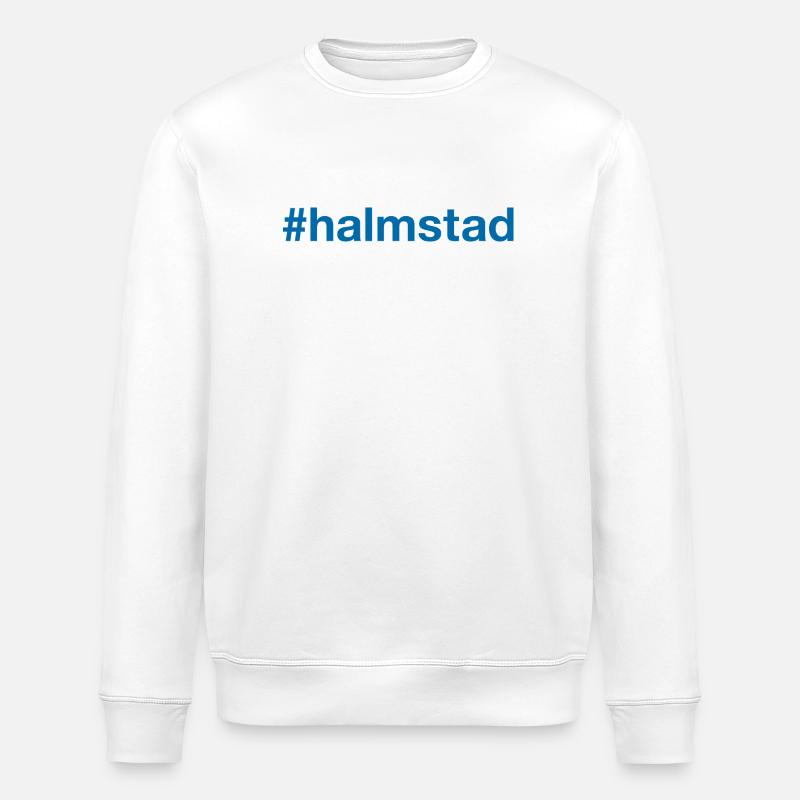 Halmstad Sverige Sweden Schweden - Stanley/Stella Unisex Bio-Sweatshirt ROLLER - Weiß