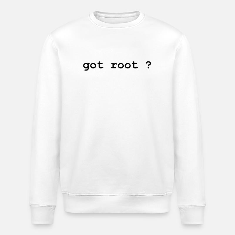 Geek - Stanley/Stella Unisex Bio-Sweatshirt ROLLER - Weiß