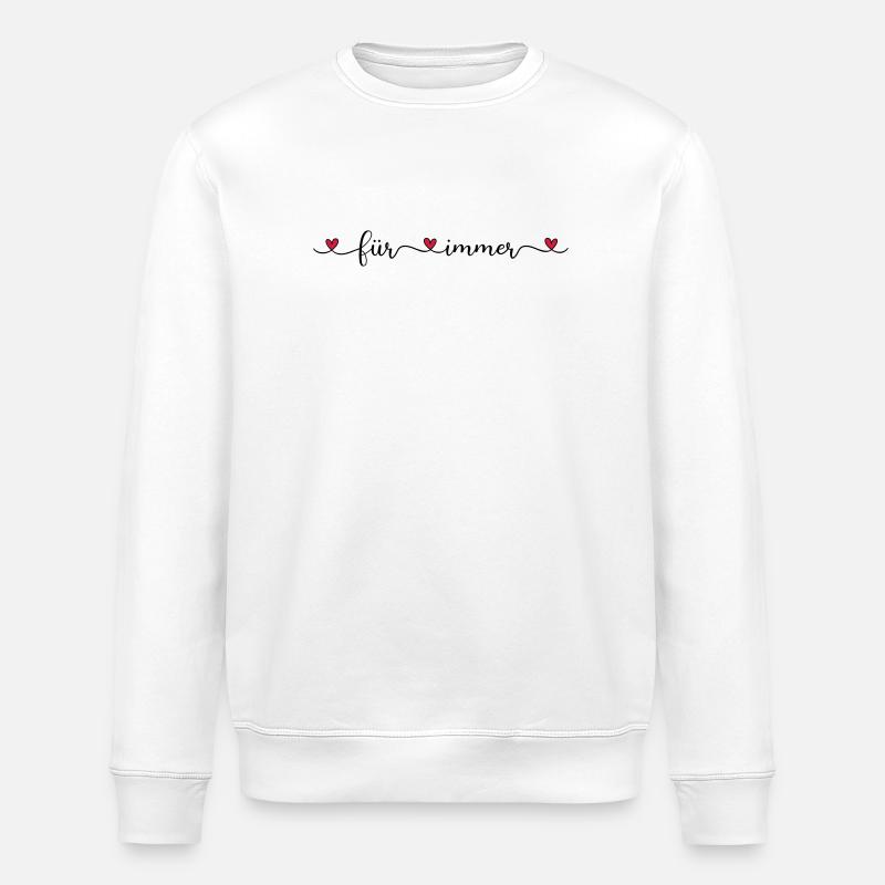 forever - Stanley/Stella ROLLER Unisex Organic Sweatshirt - white