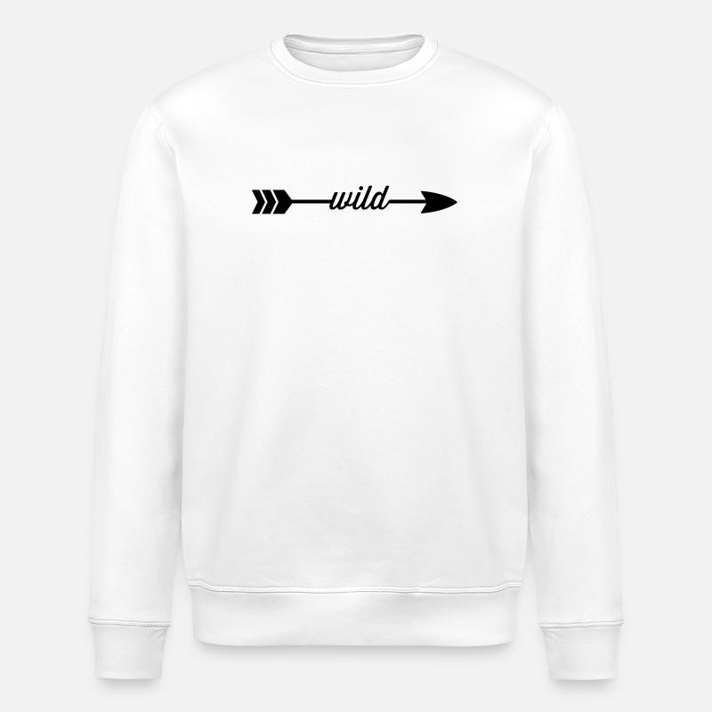 Wild - Stanley/Stella Unisex Bio-Sweatshirt ROLLER - Weiß
