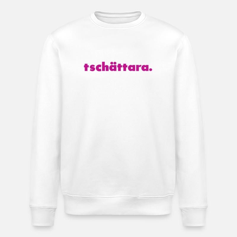 tschättara. - Stanley/Stella Unisex Bio-Sweatshirt ROLLER - Weiß