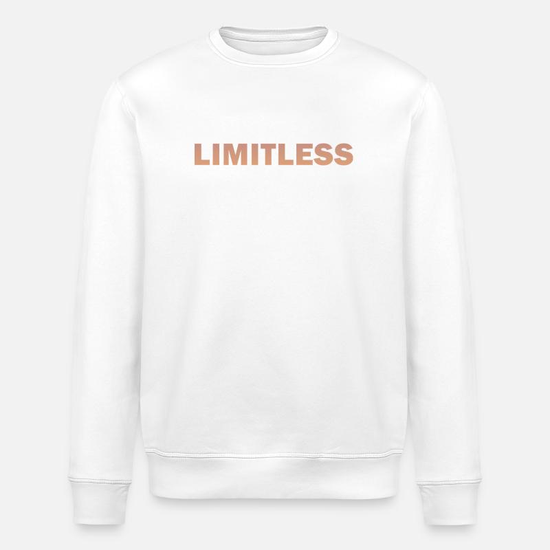 Abstrakte Farbton-Strichzeichnungen - Stanley/Stella Unisex Bio-Sweatshirt ROLLER - Weiß