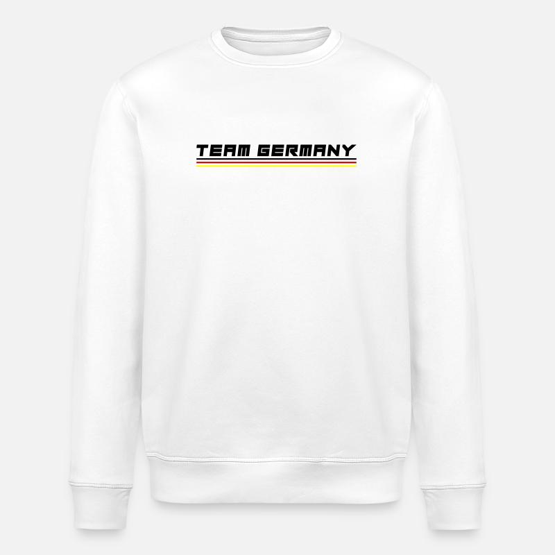Team Germany - Stanley/Stella Unisex Bio-Sweatshirt ROLLER - Weiß