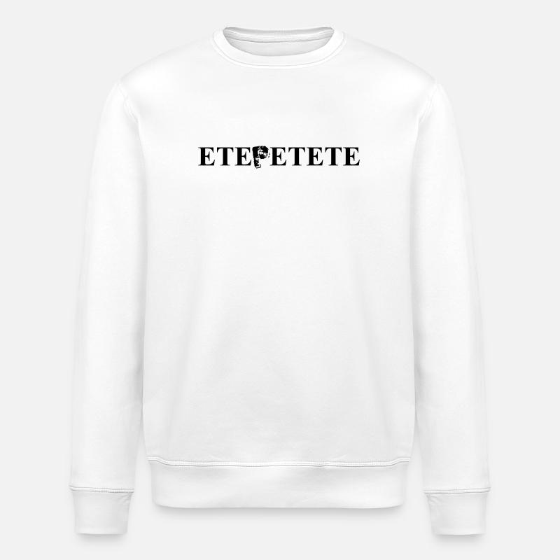 etepetete - Stanley/Stella Unisex Bio-Sweatshirt ROLLER - Weiß