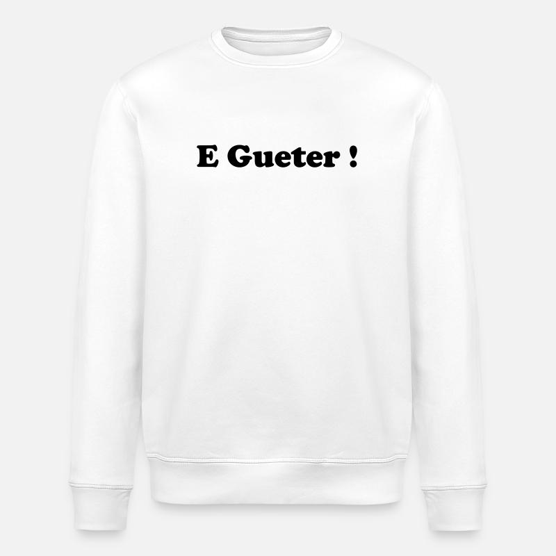 E_gueter_logo - Stanley/Stella Unisex Bio-Sweatshirt ROLLER - Weiß