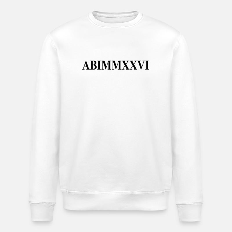 Abitur 2026 - Abitur - Chiffres romains - Latin - Sweat bio ROLLER Stanley/Stella Unisexe - blanc