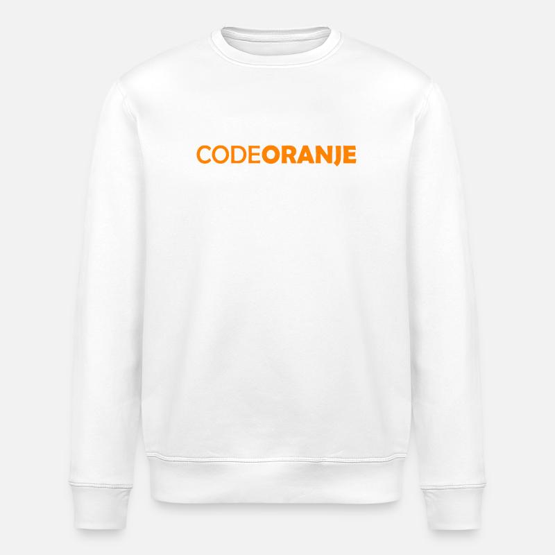Code Oranje - Pays-Bas - Niederlande - Sweat bio ROLLER Stanley/Stella Unisexe - blanc
