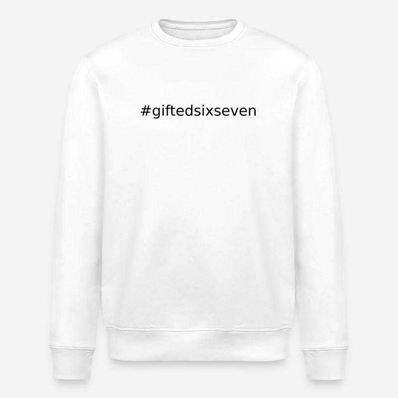 #GIFTEDSIXSEVEN - Sweat bio ROLLER Stanley/Stella Unisexe - blanc