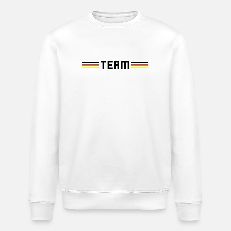 Team Deutschland - Stanley/Stella Unisex Bio-Sweatshirt ROLLER - Weiß