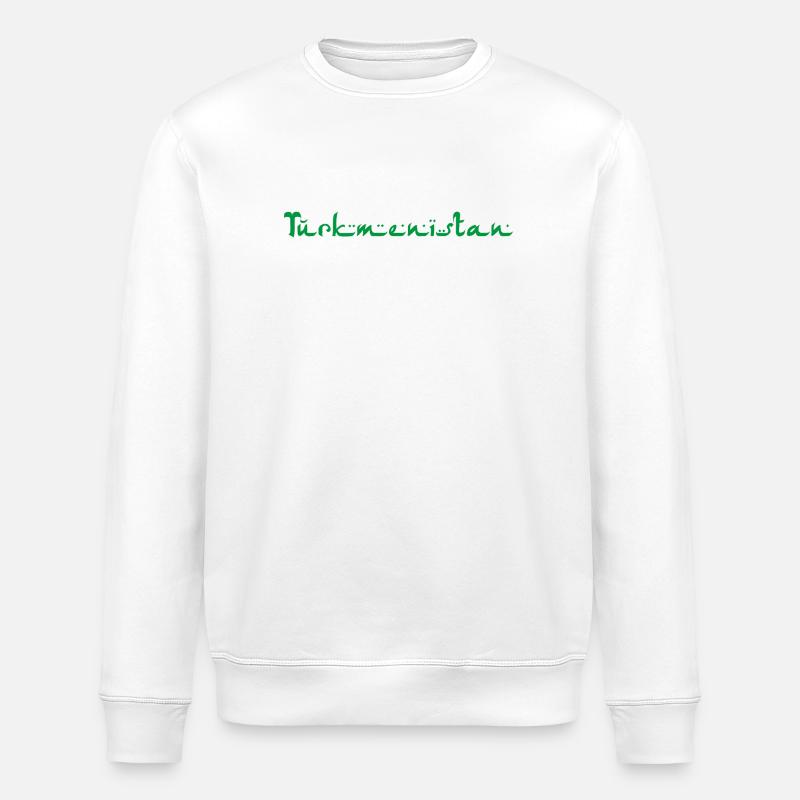Turkmenistan - Stanley/Stella Unisex Bio-Sweatshirt ROLLER - Weiß
