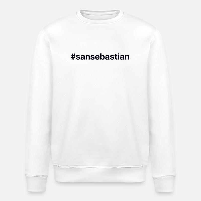 San Sebastian Spain Spanien - Stanley/Stella Unisex Bio-Sweatshirt ROLLER - Weiß
