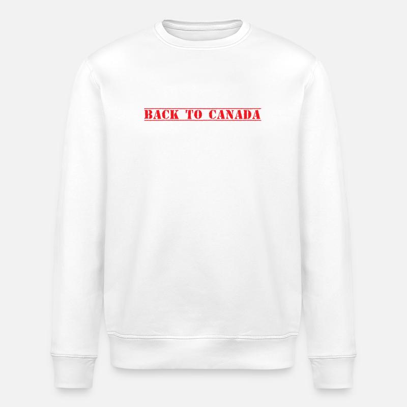 Canada, Canada - Stanley/Stella ROLLER Unisex Organic Sweatshirt - white