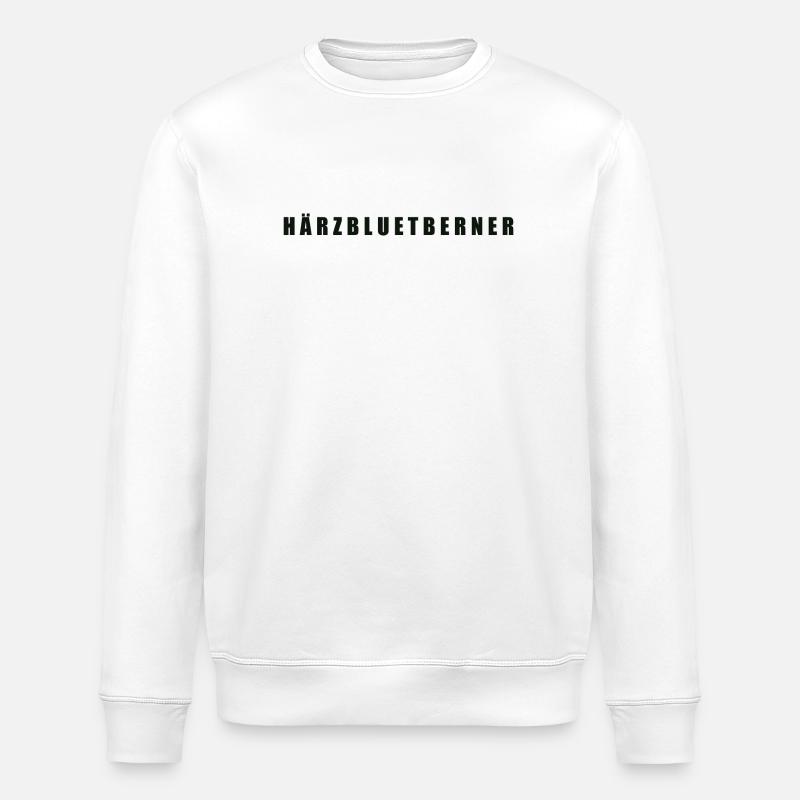 Härzbluetberner Berner Kanton Bern - Stanley/Stella Unisex Bio-Sweatshirt ROLLER - Weiß
