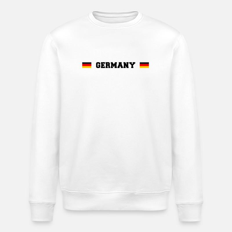 DE Fanshirt - Stanley/Stella Unisex Bio-Sweatshirt ROLLER - Weiß