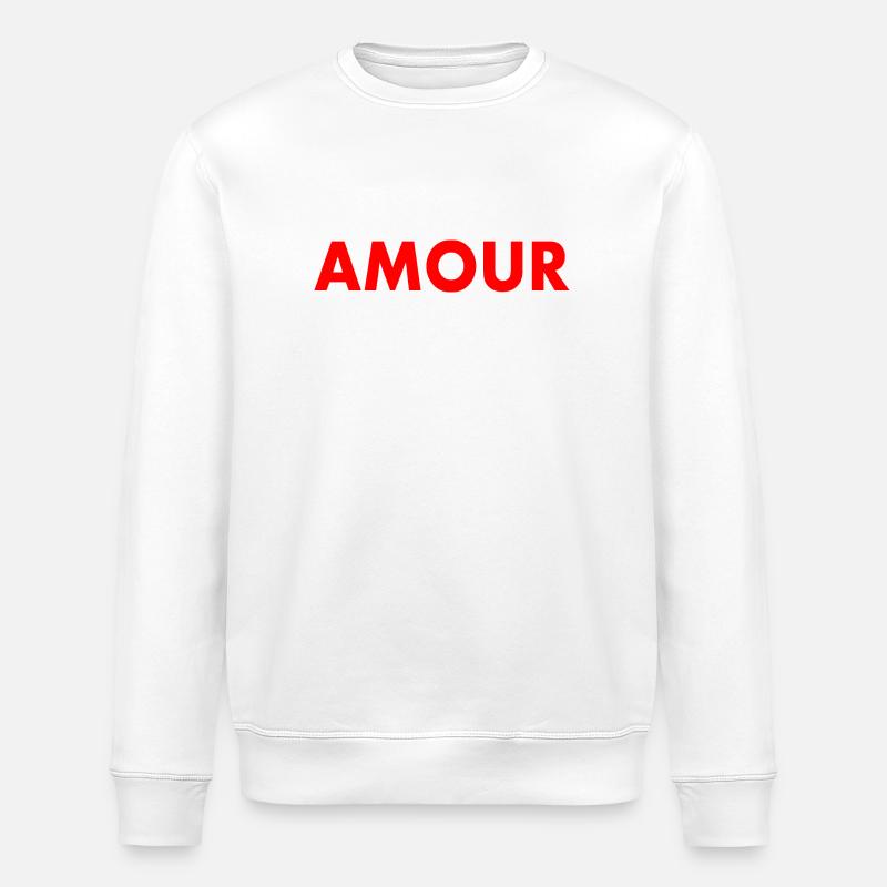 Amour - Stanley/Stella Unisex Bio-Sweatshirt ROLLER - Weiß