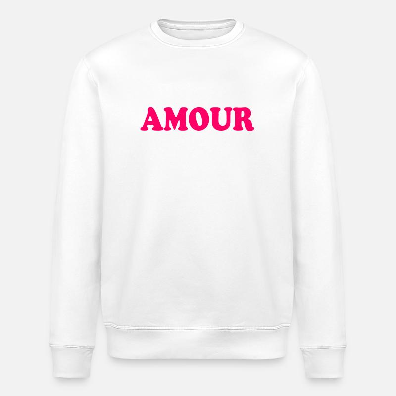 Amour - Sweat bio ROLLER Stanley/Stella Unisexe - blanc
