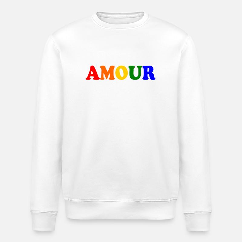 Amour - Sweat bio ROLLER Stanley/Stella Unisexe - blanc