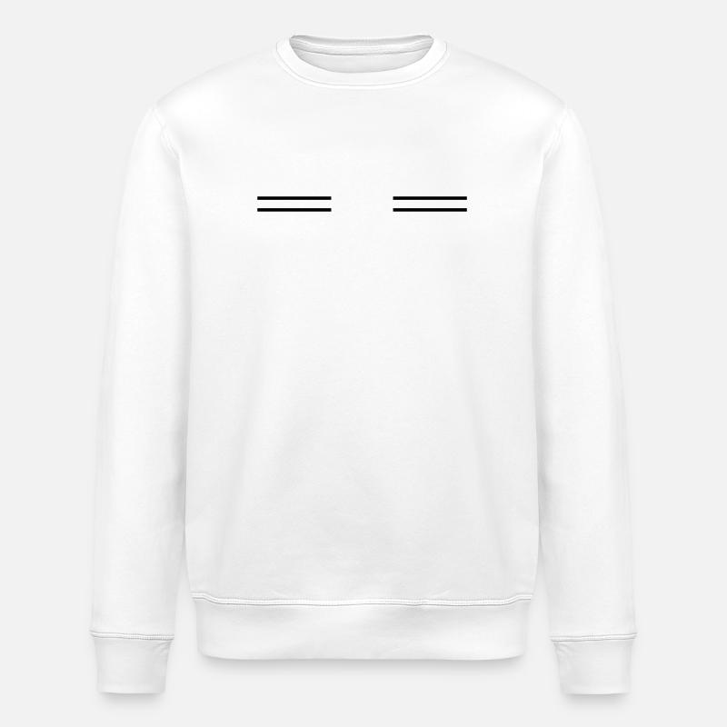 Symbol_streifen - Stanley/Stella Unisex Bio-Sweatshirt ROLLER - Weiß