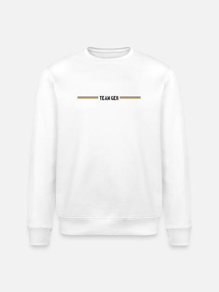 Team Germany Germany Flag - Stanley/Stella ROLLER Unisex Organic Sweatshirt - white