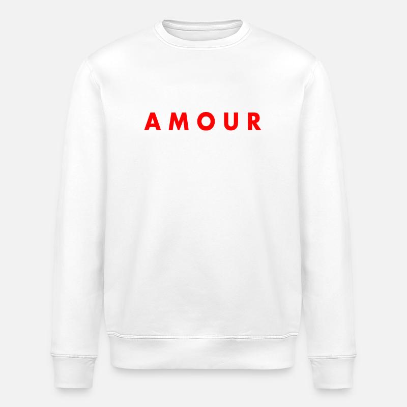 Amour - Sweat bio ROLLER Stanley/Stella Unisexe - blanc
