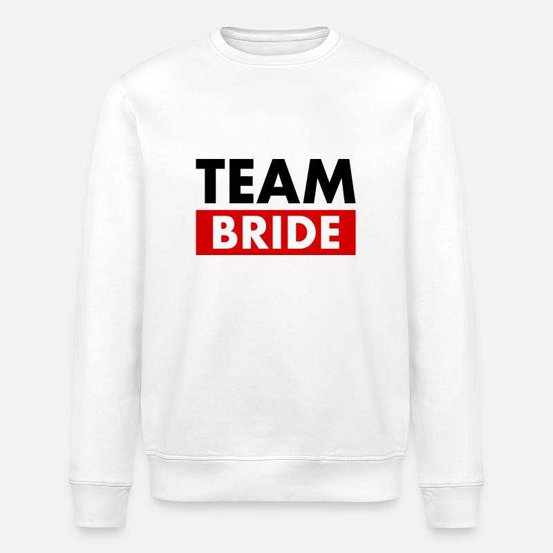 Team bride - Stanley/Stella Unisex Bio-Sweatshirt ROLLER - Weiß