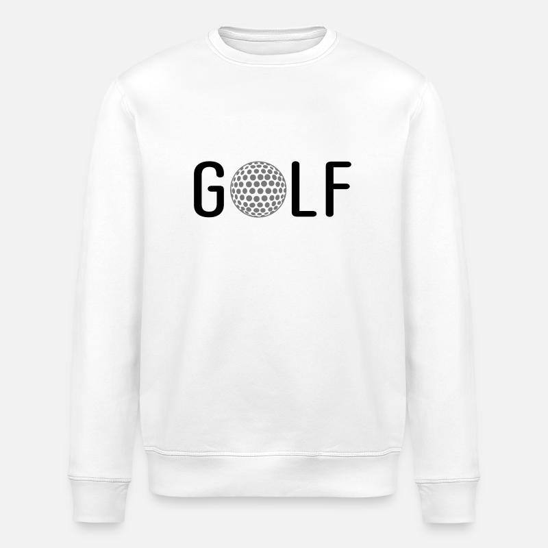 golf - Stanley/Stella ROLLER Unisex Organic Sweatshirt - white