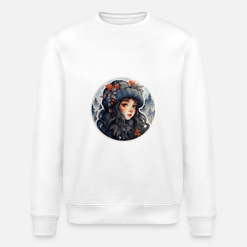 Fille d’hiver - Sweat bio ROLLER Stanley/Stella Unisexe - blanc