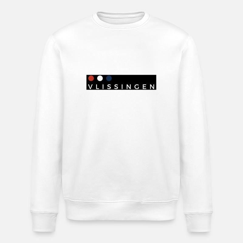 Vlissingen 3 Points - Stanley/Stella Unisex Bio-Sweatshirt ROLLER - Weiß